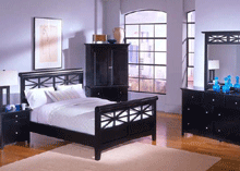 Minimalist, modern bedding